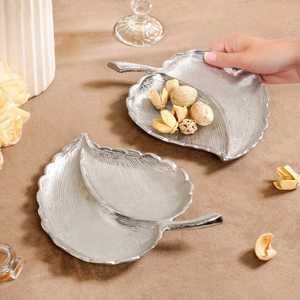 Nouveau design de plateau décoratif en métal pour fruits secs, caractéristiques durables, plateaux décoratifs en métal pour mariage, plateaux en métal - Product Image 4