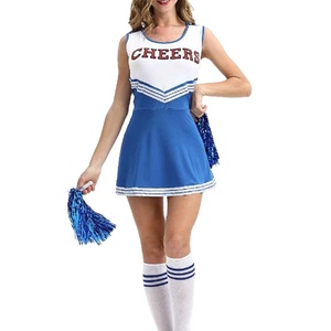 ชุดเชียร์ลีดเดอร์แบบยืดได้ พิมพ์ลายด้วยความร้อน ผลิตจากโพลีเอสเตอร์ 100% เนื้อผ้านุ่ม น้ำหนักเบา ดีไซน์ทันสมัยจาก Solid Traders - Product Image 2