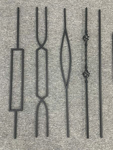 Balustrade d'escalier moderne en fer avec finition noire mate lisse pour escalier de villa et garde-corps de balcon, service personnalisé - Product Image 4