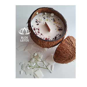 LIVRAISON IMMÉDIATE Bougie en Coque de Noix de Coco Sûre et Écologique 2026 Cire de Soja Végétale Pure Idéale pour la Relaxation en Spa et l'Aromathérapie à Domicile Direct - Product Image 1