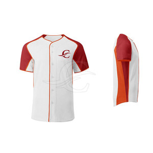 Camiseta de Béisbol de Manga Corta Transpirable con Logotipo Personalizado, Hecha Profesionalmente, 100% Poliéster, Ropa Deportiva para Venta en Línea - Product Image 4