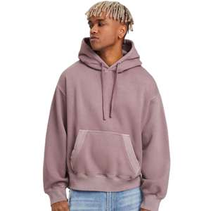 Sweat à capuche en molleton unisexe à prix abordable, vierge, de haute qualité, coupe oversize, 480 grammes, épais, hiver, 100 % coton - Product Image 1