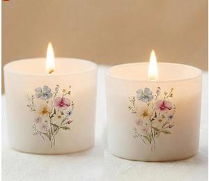 Frasco de Vidrio Artesanal para Velas con Tapa de Madera, Forma Cilíndrica, Libre de Parabenos, Aroma Duradero, 6 Meses de Duración - Product Image 1