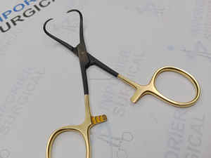 Venta al por mayor de fórceps de acero inoxidable de logotipo personalizado de acero inoxidable de toalla fórceps hemostáticos rectos curvos - Product Image 6