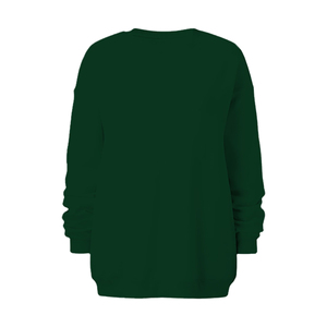 เสื้อฮู้ดดี้โอเวอร์ไซส์ผ้าฝ้ายฟลีซคุณภาพสูงสำหรับผู้หญิง สวมใส่สบาย ระบายอากาศได้ดี ซับในอย่างดี เป็นมิตรต่อสิ่งแวดล้อม  สามารถปรับแต่งได้ - Product Image 1