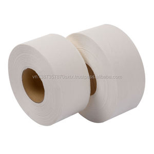 Papel Higiénico Jumbo de 2 Capas, Blanco, Reciclado, para Baño, Accesorio de Baño de Primera Calidad, Venta al Por Mayor - Product Image 1
