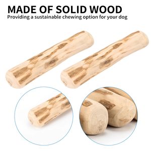 Juguete Masticable para Perros 100% Natural de Madera de Café, Ecológico, para Perros Mordedores Agresivos - Product Image 1