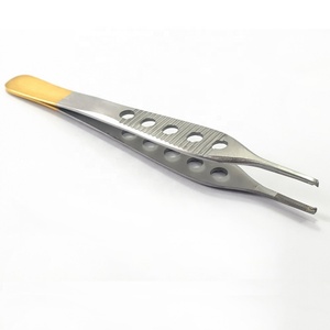 Pinzas Adson Marrones Profesionales para Tejidos, Instrumento Quirúrgico Reutilizable para Uso Clínico y Hospitalario - Product Image 6