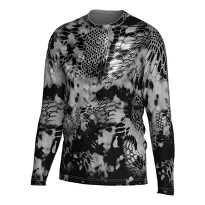 Chemise de pêche sur glace personnalisée à manches longues, vêtements thermiques de performance pour l'extérieur, logo personnalisé, sublimation, broderie, OEM, ODM, vente en gros - Product Image 1