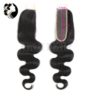 Extensions de cheveux humains Remy Body Wave vietnamiens 2x6 Lace Closure Frontal 100g Super Double Drawn Dyed Haute qualité dans toutes les couleurs - Product Image 2