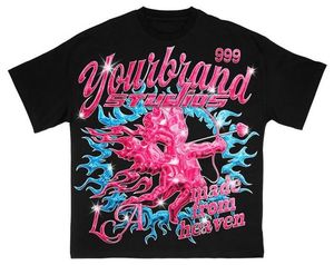 ชุดวอร์มวินเทจสไตล์ลำลองสำหรับผู้ชาย เสื้อผ้าฝ้ายปักลายแบบดิสเทรส กางเกงวอร์มขาบาน และเสื้อฮู้ดครอป - Product Image 3