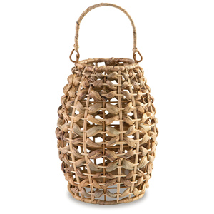 Lanternes en jacinthe d'eau fabriquées à la main par un des meilleurs producteurs vietnamiens, éclairage d'inspiration bohème. - Product Image 5