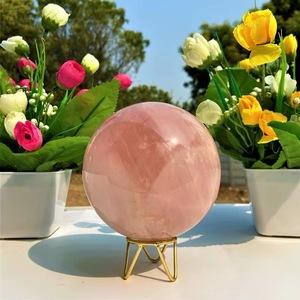 Best Price Natural <b>Crystal</b> Ball Rose Quartz Feng Shui Style Star Carved <b>Sphere</b> Gemstone Love Theme Dynamic <b>Crystal</b> Brand Home - Product Image 2