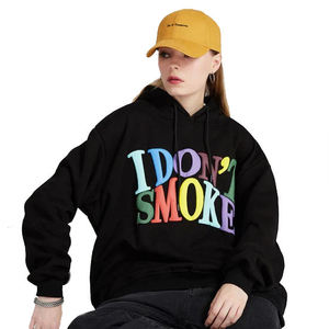 High Quality Custom <b>3D</b> Puff Printed Eco-Friendly Heavyweight 230g Jersey Knit Cotton Pullover <b>Hoodie</b> for Men - Product Image 2