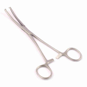 KOCHER-Pince dentaire courbée en acier inoxydable, 5.5 pouces, 1x2, pour instruments chirurgicaux, source d'alimentation manuelle - Product Image 1