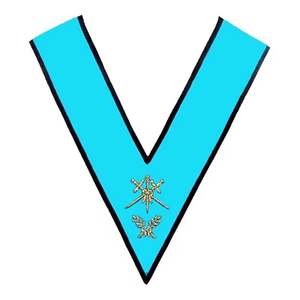 Collier Maçonnique de Haute Qualité NESTA SPORTS, Brodé sur Mesure, Fait Main avec Bijoux Uniques pour Tous les Grades de Loge - Product Image 1