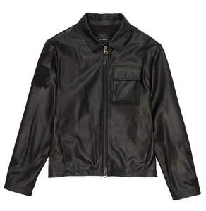 Custom Leather <b>Biker</b> <b>Jacket</b> for Men Genuine Leather Motorcycle Riding <b>Jacket</b> Vintage Style Wholesale Manufacturer - Product Image 2