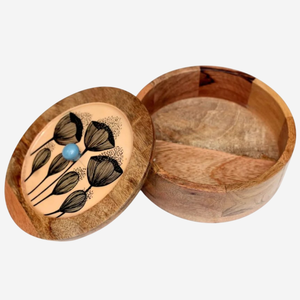 Exclusivo Juego de Ollas para Hot Pot con 1 Cuchara, Caja de Almacenamiento para Panes y Caja para Servir |   Contenedor Ecológico de Madera de Mango |   Lujoso y Moderno, Pulido y No Tóxico - Product Image 3