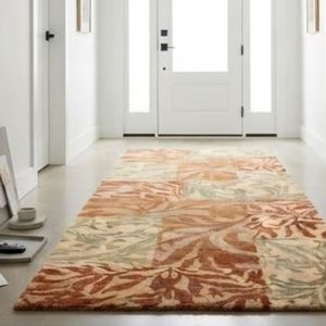 Best Selling Products Patchwork Floral Area Rug Rectangle Transitional Style Tufted Polypropylene Stain Resistant Living Room - Product Image 4