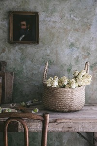Panier de rangement tressé fait main avec poignées, écologique, vente en gros, fabriqué au Vietnam - Product Image 5