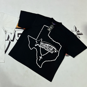 Camisetas personalizadas con serigrafía, corte oversize, transpirables y ecológicas, 250 gdm, 100% algodón, camiseta deportiva informal. - Product Image 1