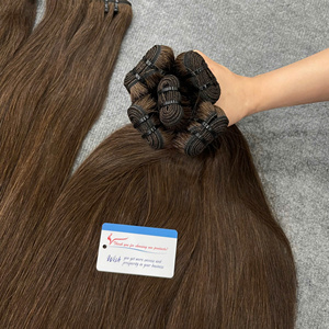 Extensiones de Cabello Humano Liso Súper Sedoso Marrón de Alta Calidad 2026 al por Mayor - Fabricante Vietnamita de Cabello - Product Image 5
