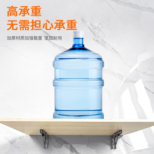 304 Stainless Steel Foldable Wall <b>Bracket</b> Support Shelf Heavy Duty 800 Lb Capacity No Drilling Required - Product Image 5