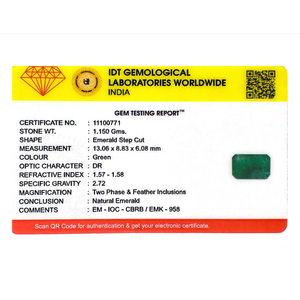 Certified Wholesale 5.75 Carat Natural Zambian Emerald Loose Gemstone Trillion Pear Faceted Cut - Product Image 4