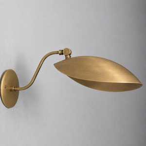 Modern Brass <b>Wall</b> <b>Sconce</b> Round Shape Indoor <b>Lighting</b> Fixture for Bedroom Home Decor Durable Design - Product Image 4