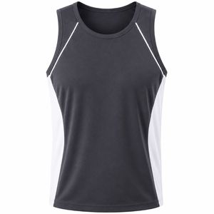 Débardeur sans manches bleu clair pour homme HMA Sports Apparels, col rond, séchage rapide, écologique, respirant, coupe sportive, tricoté 100% - Product Image 4