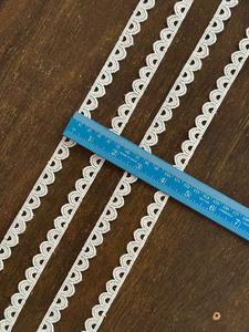 Elegante borde de encaje de algodón adecuado para vestidos, ribetes de dupatta y prendas de diseñador. - Product Image 4