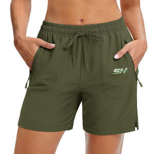 Streetwear Fashion Multi Pockets Cargo Shorts For Women Cotton Casual Wear Comfortable Fit Outdoor Wear Cargo Women's Shorts - Product Image 1