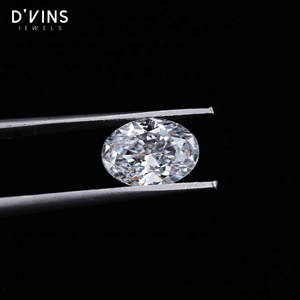 เพชร D'vins Jewels รูปไข่ 2 กะรัต เพชรเลี้ยงในห้องปฏิบัติการ สี D 789456 พร้อมใบรับรอง สำหรับทำเครื่องประดับ - Product Image 3