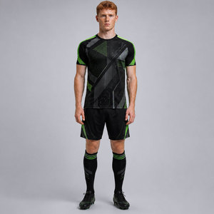 Uniforme de Fútbol Atlético de Calidad, Uniforme de Fútbol con Movimiento Flexible, Uniforme de Fútbol con Acabado Premium para Clubes de Fútbol y Escuelas - Product Image 1