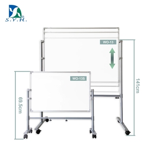 Soporte Metálico Móvil para Pizarra Blanca SYH con Altura Extensible y Ruedas - Product Image 3