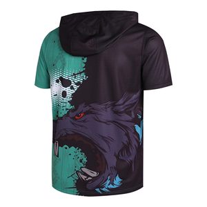 เสื้อฮู้ดผู้ชายผ้าโพลีเอสเตอร์ 100% สำหรับฤดูร้อน ระบายอากาศได้ดี แห้งเร็ว ไม่มีแขน ผลิตแบบซับลิเมชั่น เป็นมิตรต่อสิ่งแวดล้อม ขายส่งและรับผลิตตามแบบ - Product Image 3