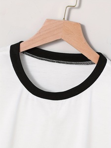 เสื้อครอปแขนสั้นผู้หญิง ทรงหลวม ผ้าฝ้าย สำหรับโยคะ รับทำโลโก้ตามสั่ง ราคาถูก เสื้อครอปผู้หญิง - Product Image 4