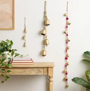 Elegante Campana Metálica Colgante de Navidad, Adorno Decorativo Festivo para Árbol, Puerta, Ventana, Hogar, Fiesta, Boda - Product Image 3