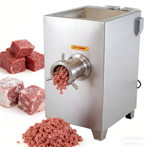 Máquina Comercial de Molienda de <span class=keywords><strong>Carne</strong></span> Congelada de Alto Rendimiento con Cuerpo de Acero Inoxidable 304 para Mataderos y Talleres de Embutidos HJ-JRJ100 - Product Image 3