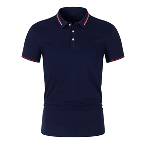 Polo de manga corta blanco para hombre, corte regular, color liso, estilo casual, ribete en contraste, tela de algodón piqué, venta al por mayor, estilo masculino - Product Image 3