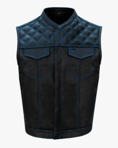 Chaleco de Cuero Casual para Hombre, Otoñal, Impermeable y Cortavientos, para Motocicleta - Product Image 3