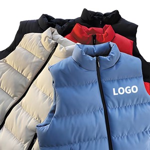 Chaleco Acolchado Ligero de Plumón para Hombre, Chaqueta sin Mangas de Algodón para Uso Diario en Invierno - Product Image 1
