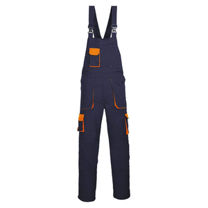 Salopette de travail en coton pour hommes, salopette à bretelles multi-poches, pantalon cargo, sangle réglable, uniforme industriel, salopette en coton - Product Image 2