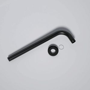 Braccio Doccia Nero Opaco da 16 Pollici con Flangia per Rubinetti da Bagno e Doccia - Product Image 5