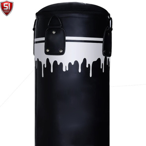 Sacs de frappe et de kickboxing d'entraînement de qualité supérieure avec logo personnalisé, en cuir PU/PVC, garnis de coton, 25 kg, légers - Product Image 4