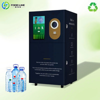 Máquina Expendedora Inversa de Botellas de Plástico de Vanguardia con Interfaz Fácil de Usar, Sistema Inteligente de Reciclaje RVM