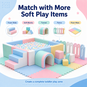 Équipement de jeu souple commercial personnalisé avec fosse à balles et marches en <span class=keywords><strong>mousse</strong></span> pour café ludique, aire de jeux intérieure pour enfants et garderie - Product Image 3