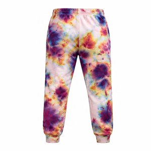 Custom Tie Dye <b>Trousers</b> <b>for</b> <b>Men</b> and Women Relaxed Fit Casual Jogger Pants Elastic Waist Streetwear Wholesale OEM Garments - Product Image 2