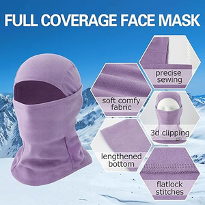 Máscara de esquí personalizada al por mayor, pasamontañas de ciclismo, máscara facial completa, protector facial para motocicleta, bufanda facial para hombre - Product Image 4
