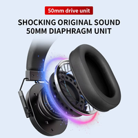 LDON LD-1 Headset Gaming Berkabel On-Ear Lampu RGB Suara Surround 7.1 untuk Driver Balanced Armature Kabel 2m Peredam Kebisingan Aktif